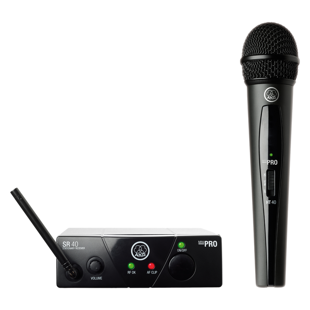 AKG WMS40 - Kit con micrófono, Negro